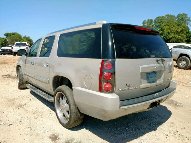 1GKFK66867J336992 - 2007 GMC YUKON XL D SILVER photo 3