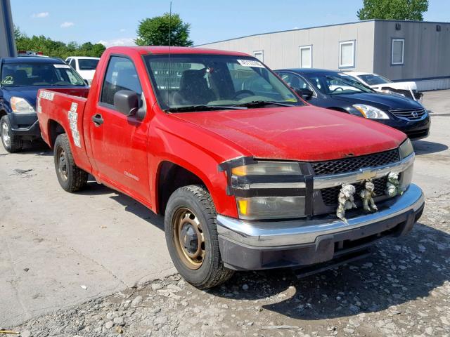 1GCCS148048194789 - 2004 CHEVROLET COLORADO RED photo 1