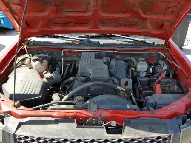 1GCCS148048194789 - 2004 CHEVROLET COLORADO RED photo 7