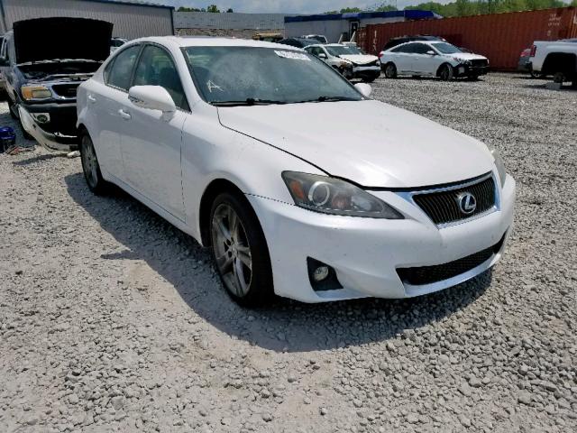 JTHBF5C23C2101946 - 2012 LEXUS IS 250 WHITE photo 1