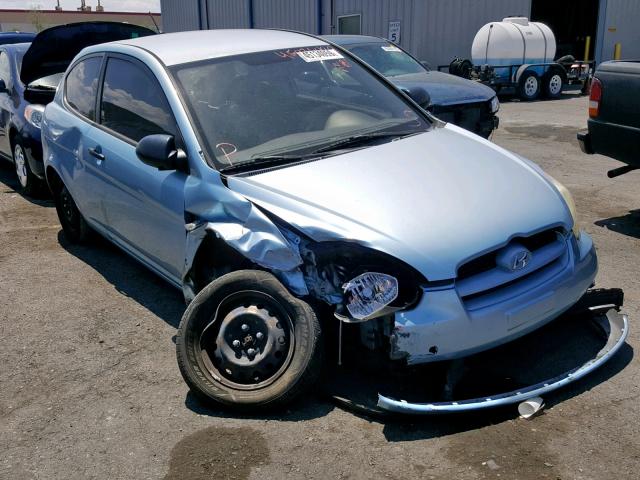 KMHCM36C58U062935 - 2008 HYUNDAI ACCENT GS BLUE photo 1