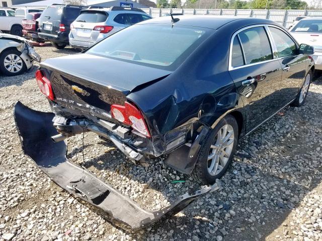 1G1ZE5E19BF232922 - 2011 CHEVROLET MALIBU LTZ შავი ფოტო 4
