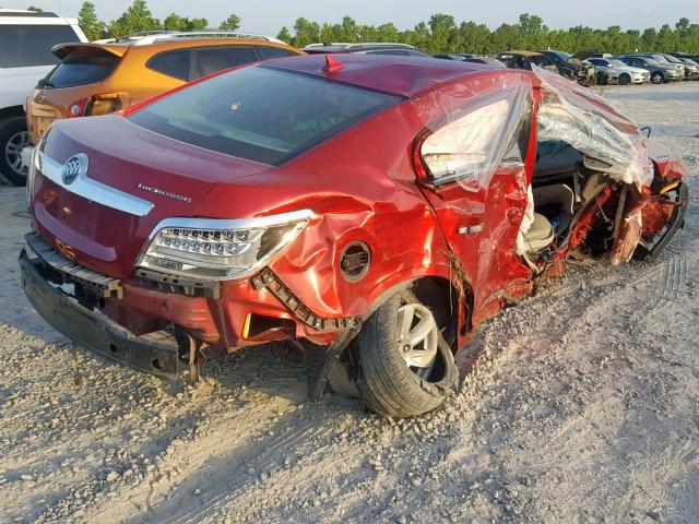 1G4GC5E38DF158378 - 2013 BUICK LACROSSE BURGUNDY photo 4