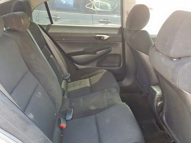 2HGFA16699H313194 - 2009 HONDA CIVIC LX-S 银色 照片 6