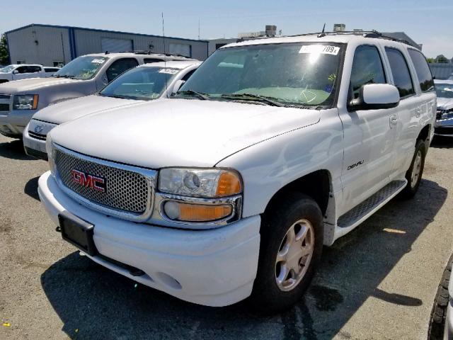 1GKEK63UX5J259005 - 2005 GMC YUKON DENA WHITE photo 2