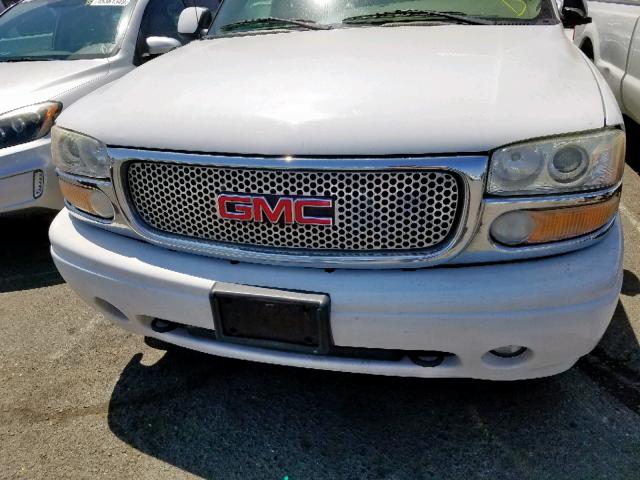 1GKEK63UX5J259005 - 2005 GMC YUKON DENA WHITE photo 9