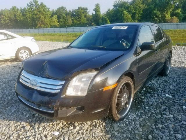 3FAHP06Z29R144575 - 2009 FORD FUSION S BLACK photo 2