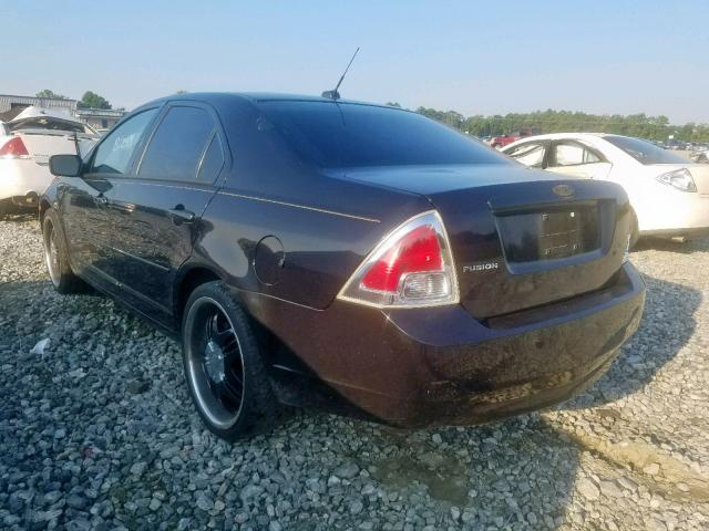 3FAHP06Z29R144575 - 2009 FORD FUSION S BLACK photo 3