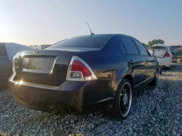 3FAHP06Z29R144575 - 2009 FORD FUSION S BLACK photo 4