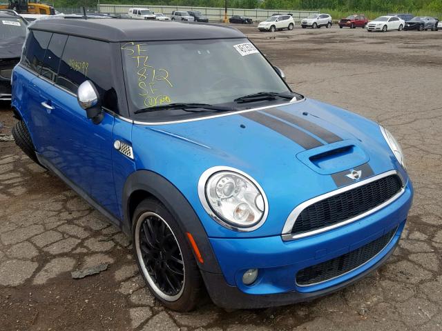 WMWMM33529TP92451 - 2009 MINI COOPER S C BLUE photo 1