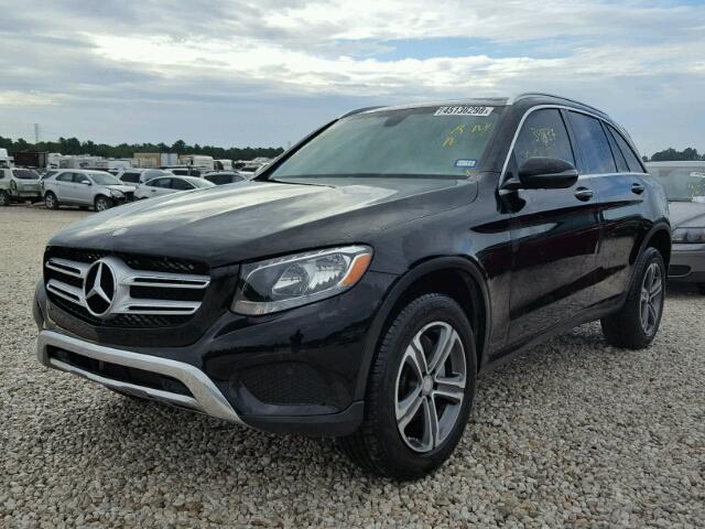 WDC0G4JB1HF180773 - 2017 MERCEDES-BENZ GLC 300 BLACK photo 2