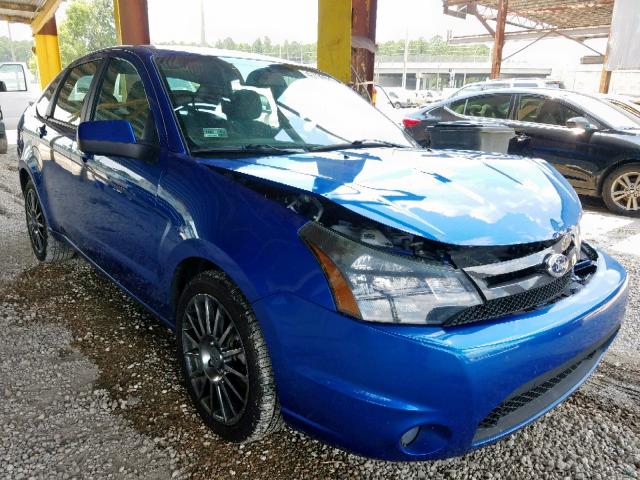 1FAHP3GN4BW123369 - 2011 FORD FOCUS SES BLUE photo 1