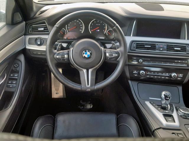 WBSFV9C57GG343602 - 2016 BMW M5 SILVER photo 9