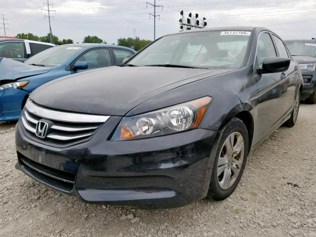 1HGCP2F4XBA035951 - 2011 HONDA ACCORD LXP BLACK photo 2