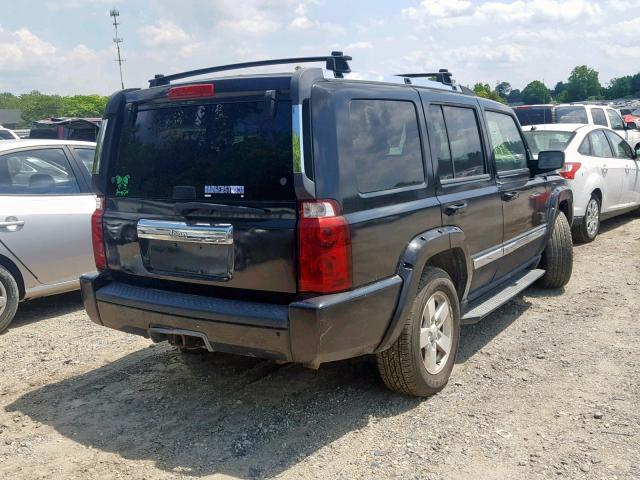 1J8HG58N36C181025 - 2006 JEEP COMMANDER 黑色 照片 4