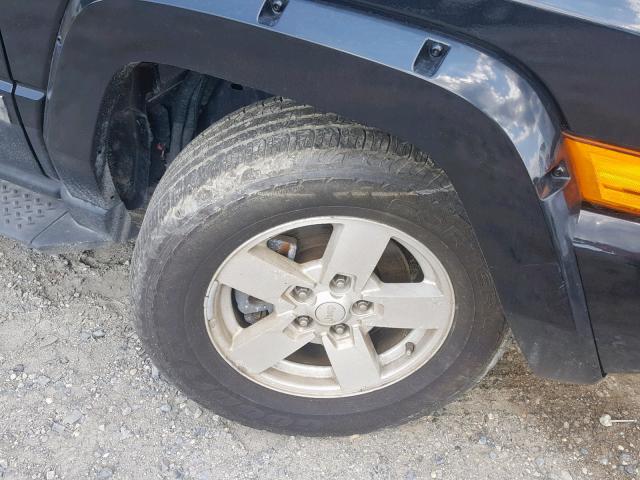 1J8HG58N36C181025 - 2006 JEEP COMMANDER 黑色 照片 9