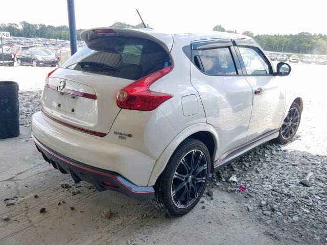 JN8DF5MR5ET100563 - 2014 NISSAN JUKE NISMO WHITE photo 4