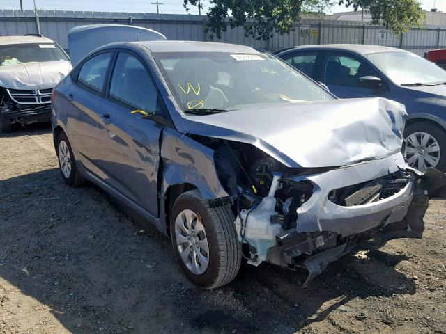 KMHCT4AEXHU360317 - 2017 HYUNDAI ACCENT SE BLUE photo 1