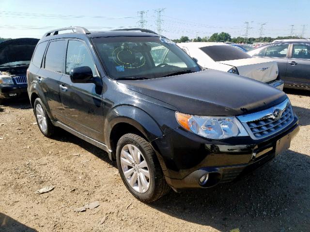 JF2SHBFCXBH709507 - 2011 SUBARU FORESTER L BLACK photo 1