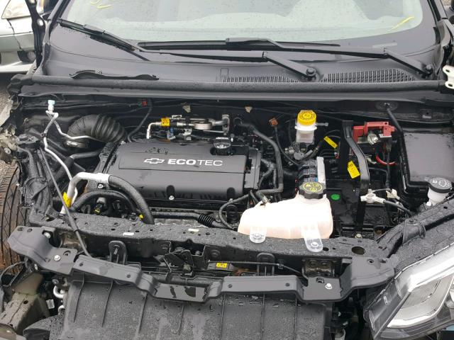 1G1JB5SGXH4145405 - 2017 CHEVROLET SONIC LS BLACK photo 7