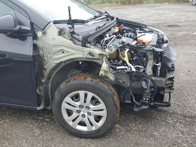 1G1JB5SGXH4145405 - 2017 CHEVROLET SONIC LS BLACK photo 9