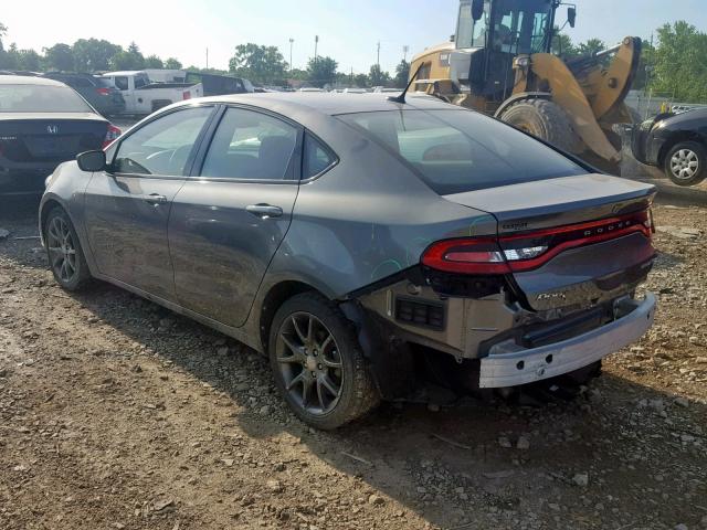 1C3CDFBA3DD175887 - 2013 DODGE DART SXT GRAY photo 3