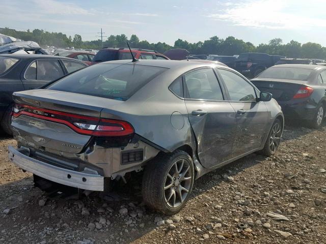 1C3CDFBA3DD175887 - 2013 DODGE DART SXT GRAY photo 4