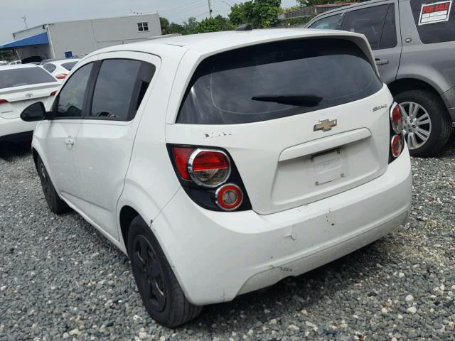 1G1JA6SH8D4100989 - 2013 CHEVROLET SONIC LS 白色 照片 3