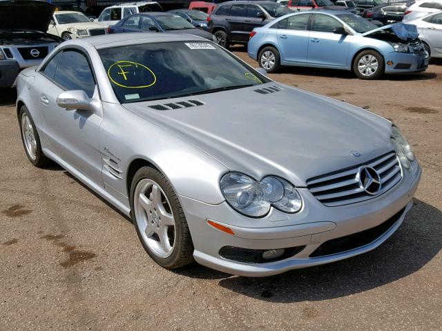 WDBSK74F83F026288 - 2003 MERCEDES-BENZ SL 55 AMG SILVER photo 1