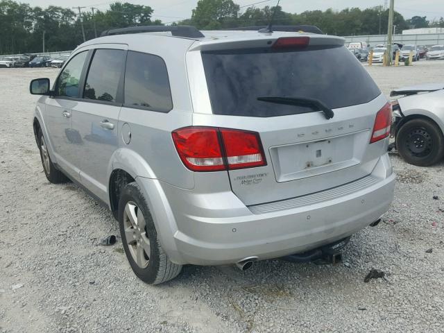 3D4PG1FG9BT505757 - 2011 DODGE JOURNEY MA SILVER photo 3