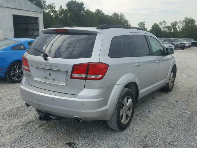 3D4PG1FG9BT505757 - 2011 DODGE JOURNEY MA SILVER photo 4