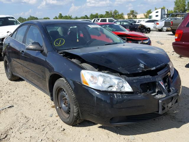 1G2ZF55B064282143 - 2006 PONTIAC G6 SE BLACK photo 1