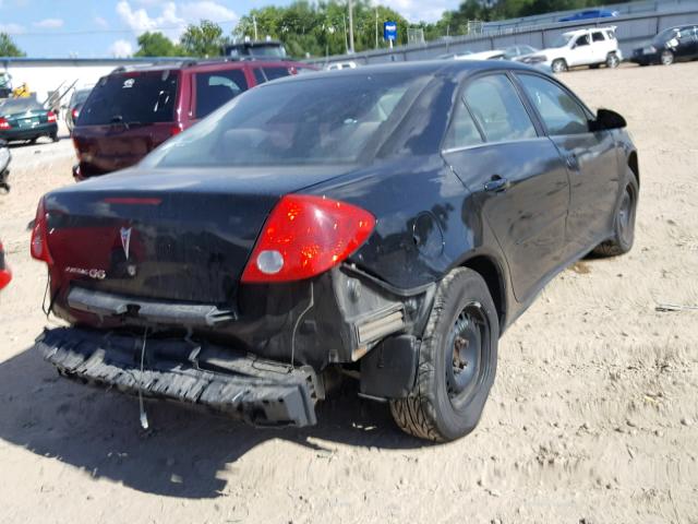 1G2ZF55B064282143 - 2006 PONTIAC G6 SE BLACK photo 4