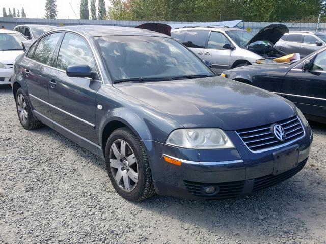 WVWTH63B83P256291 - 2003 VOLKSWAGEN PASSAT GLX GRAY photo 1