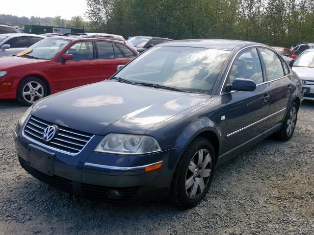 WVWTH63B83P256291 - 2003 VOLKSWAGEN PASSAT GLX GRAY photo 2