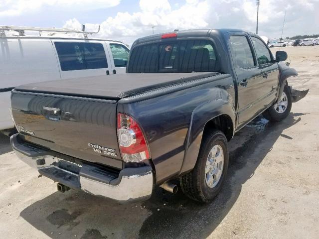 3TMJU4GN2AM099808 - 2010 TOYOTA TACOMA DOU BLUE photo 4