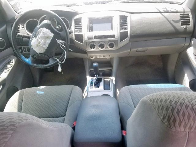 3TMJU4GN2AM099808 - 2010 TOYOTA TACOMA DOU BLUE photo 9