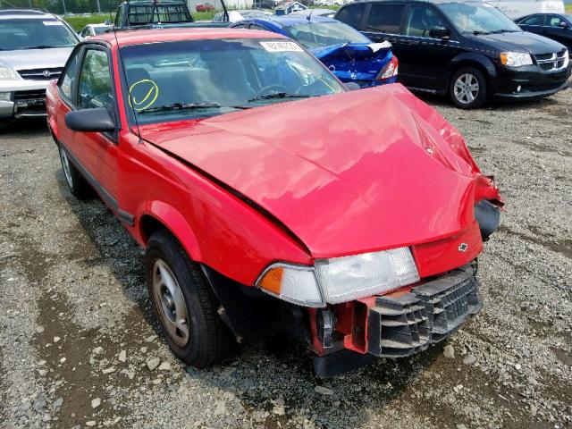 1G1JC14G3M7157259 - 1991 CHEVROLET CAVALIER V RED photo 1