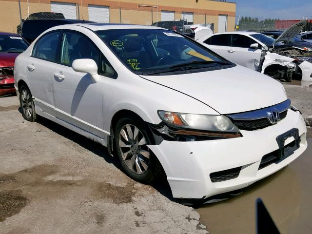 2HGFA1E04AH039209 - 2010 HONDA CIVIC EXL 白色 照片 1