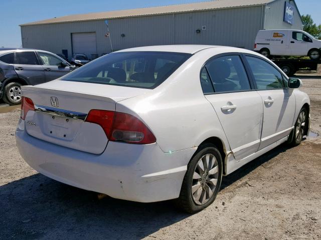 2HGFA1E04AH039209 - 2010 HONDA CIVIC EXL 白色 照片 4