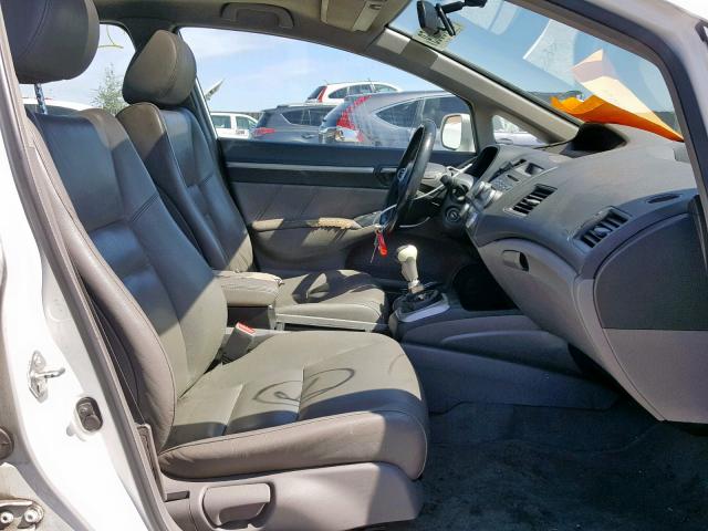 2HGFA1E04AH039209 - 2010 HONDA CIVIC EXL 白色 照片 5