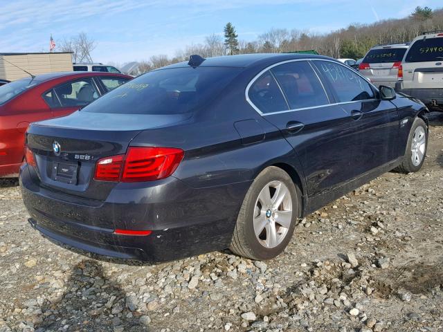 WBAXH5C52CDW06079 - 2012 BMW 528 XI BLACK photo 4