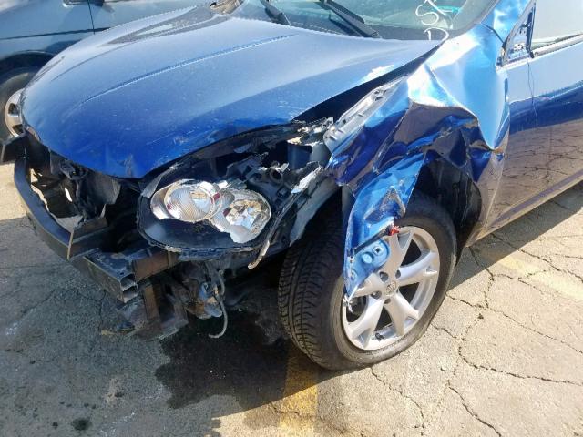 JN8AS58TX9W050039 - 2009 NISSAN ROGUE S BLUE photo 9