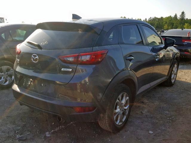 JM1DKFC72H0174929 - 2017 MAZDA CX-3 TOURI GRAY photo 4