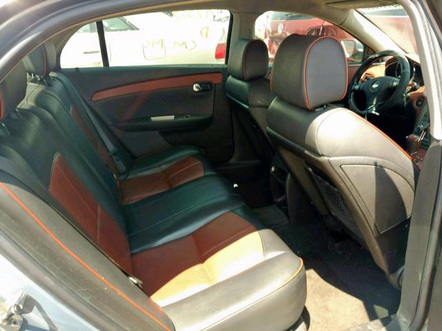 1G1ZK57BX9F186008 - 2009 CHEVROLET MALIBU LTZ ნაცრისფერი ფოტო 6