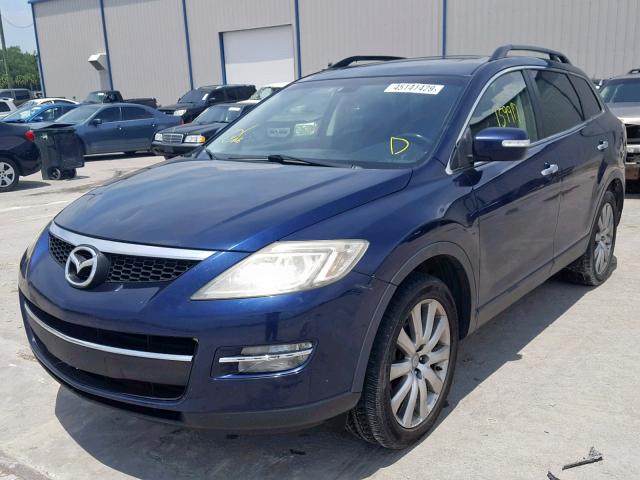 JM3TB38C770118703 - 2007 MAZDA CX-9 BLUE photo 2