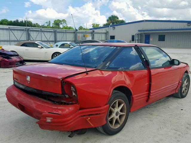 1G3WH12M7VF330733 - 1997 OLDSMOBILE CUTLASS SU RED photo 4