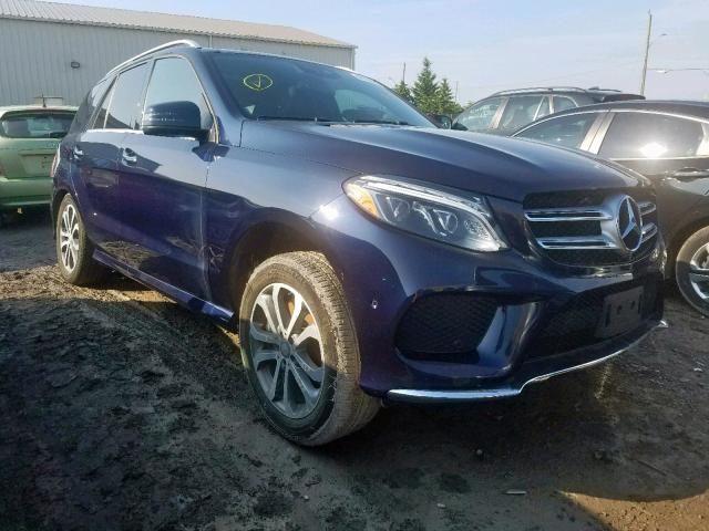 4JGDA5GB9HA839696 - 2017 MERCEDES-BENZ GLE 400 4M BLUE photo 1