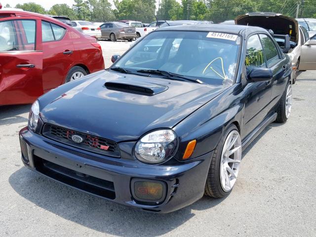 JF1GD29692G517349 - 2002 SUBARU IMPREZA WR BLACK photo 2