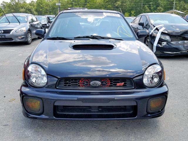 JF1GD29692G517349 - 2002 SUBARU IMPREZA WR BLACK photo 9